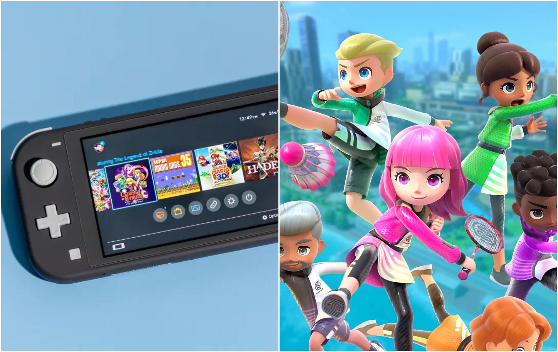 Nintendo switch новые игры. Нинтендо свитч спорт. Игра Nintendo Switch Sports. Корпус для Нинтендо свитч Лайт.