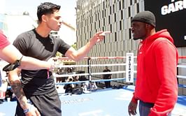 "Bout to be game over" - Ryan Garcia and Emmanuel Tagoe almost came to blows during their face-off
