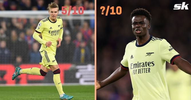 Crystal Palace 3-0 Arsenal : Gunners Player Ratings as Mikel Arteta's side fail to impress | Premier League 2021-22