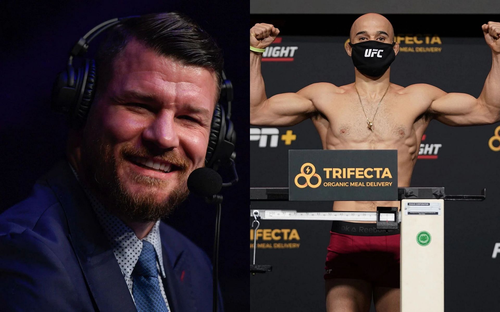 Michael Bisping (Left) and Marlon Moraes (Right) (Images courtesy of Getty)