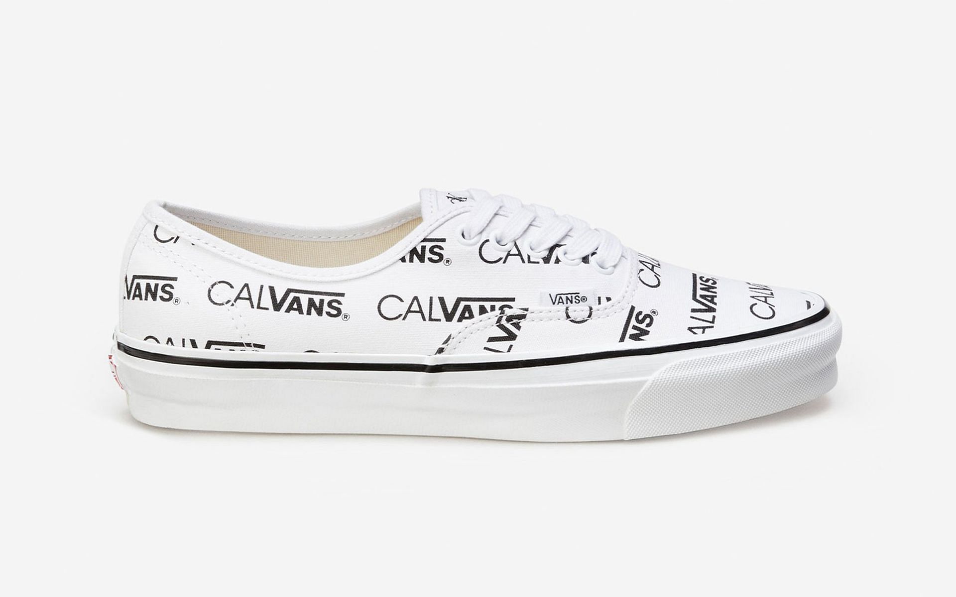 Palace x Calvin Klein x Vans Authentic skate shoes (Image via Calvin Klein)