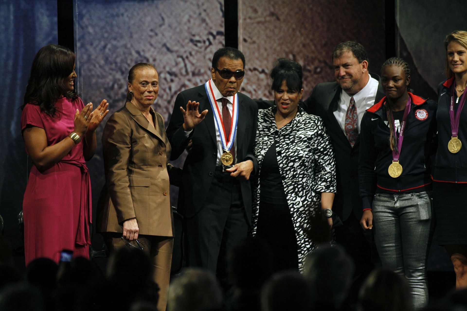 Muhammad Ali Honored With Liberty Medal In Philadelphia