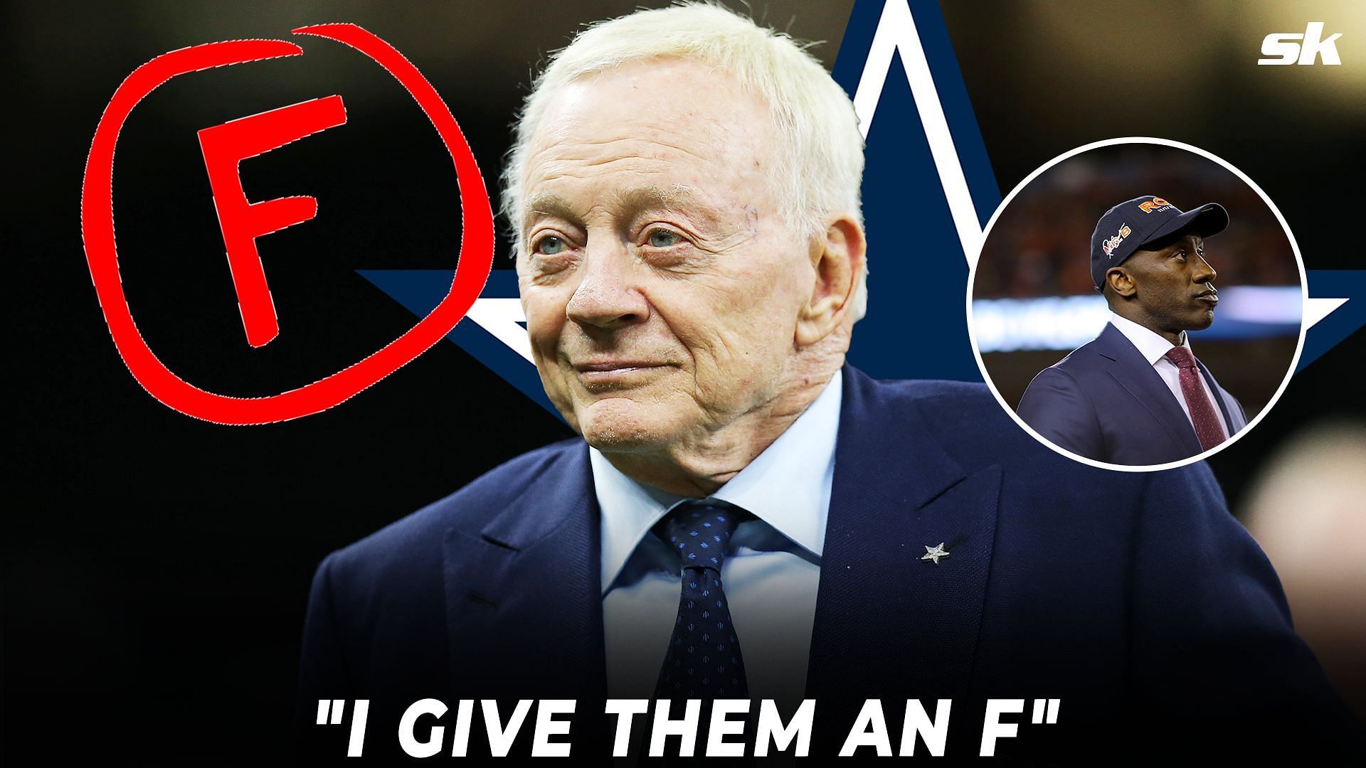 Shannon Sharpe gives Jerry Jones and Co. a failing grade