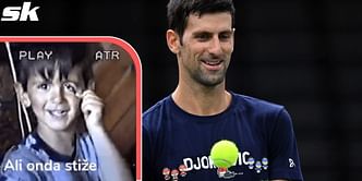 Watch: Video of 4-year-old Novak Djokovic receiving his first tennis racquet surfaces online