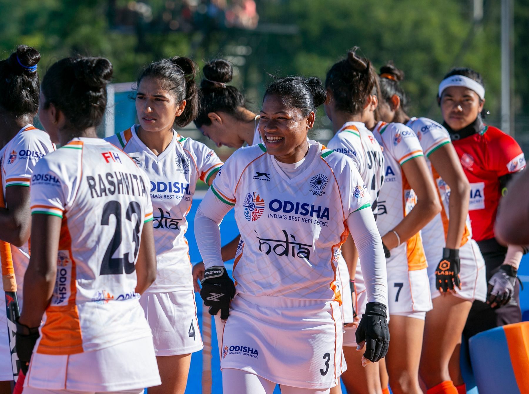 The Indian women&#039;s hockey team. (PC: Hockey India)