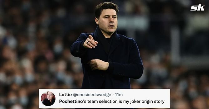 "Plays golf I think" "What a huge a**h*** Pochettino" - Fans fume as PSG star is once again omitted from starting XI against Marseille