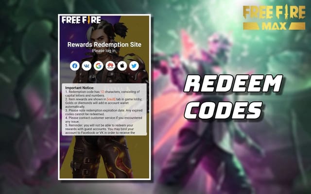 Garena Free Fire MAX redeem codes for 3 April 2022: Get latest rewards ...