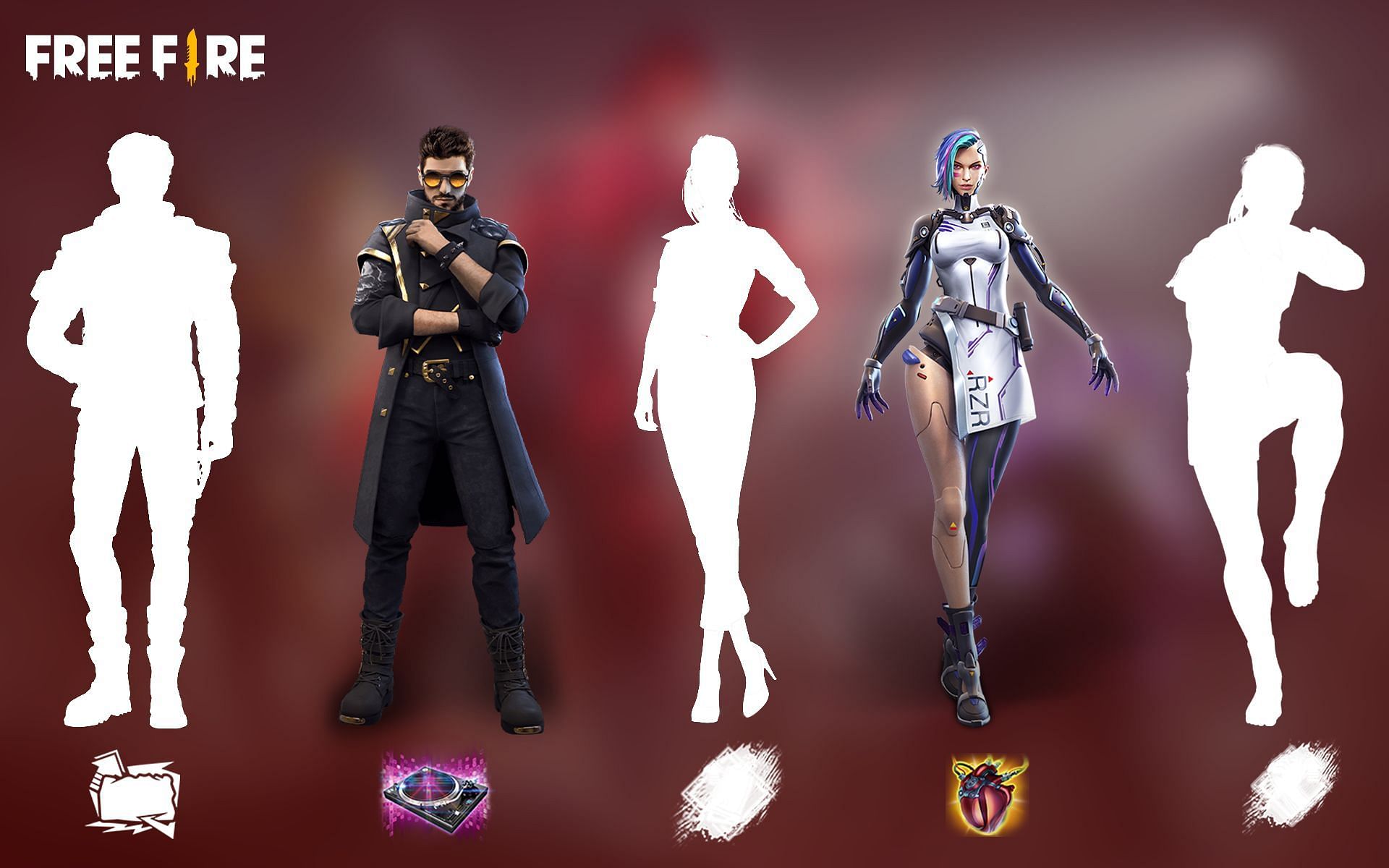 Choosing these characters will improve the odds of winning matches in Free Fire (Image via Sportskeeda)