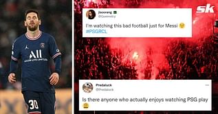 “Watching this bad football just for Messi” – Fans accuse PSG of being ‘boring’ during Ligue 1 clash against Lens