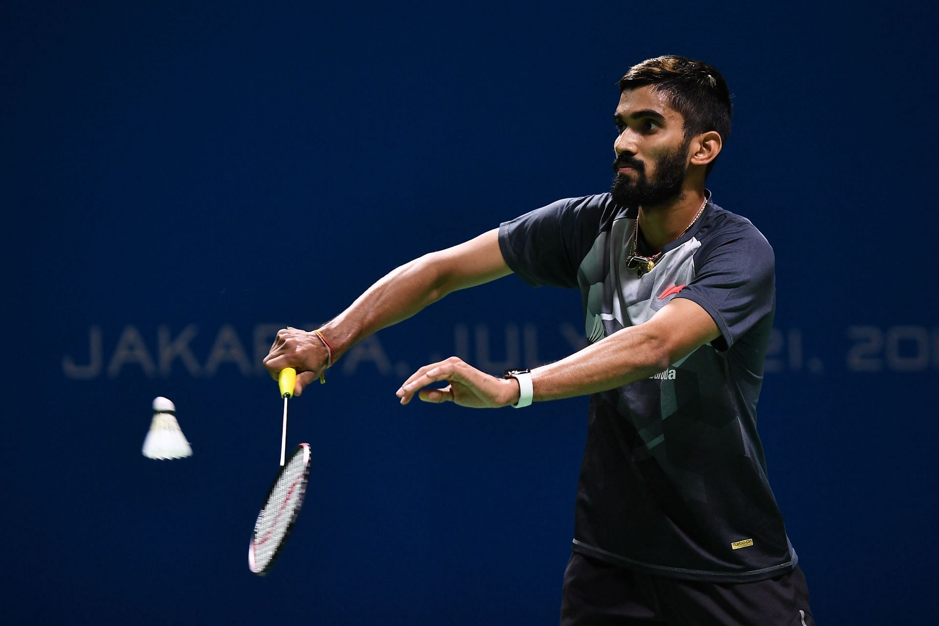 Kidambi Srikanth in action at the Indonesia Open (Image courtesy: Getty Images)