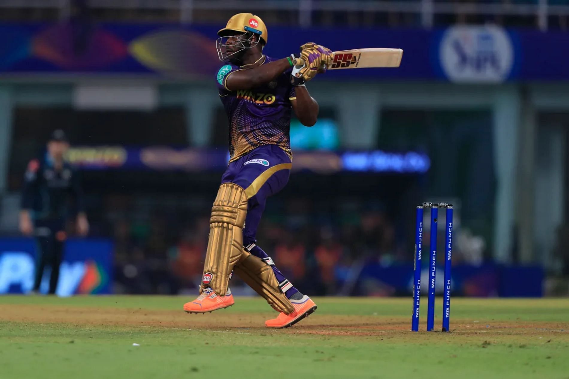 Kolkata Knight Riders (KKR) all-rounder Andre Russell. Pic: IPLT20.COM