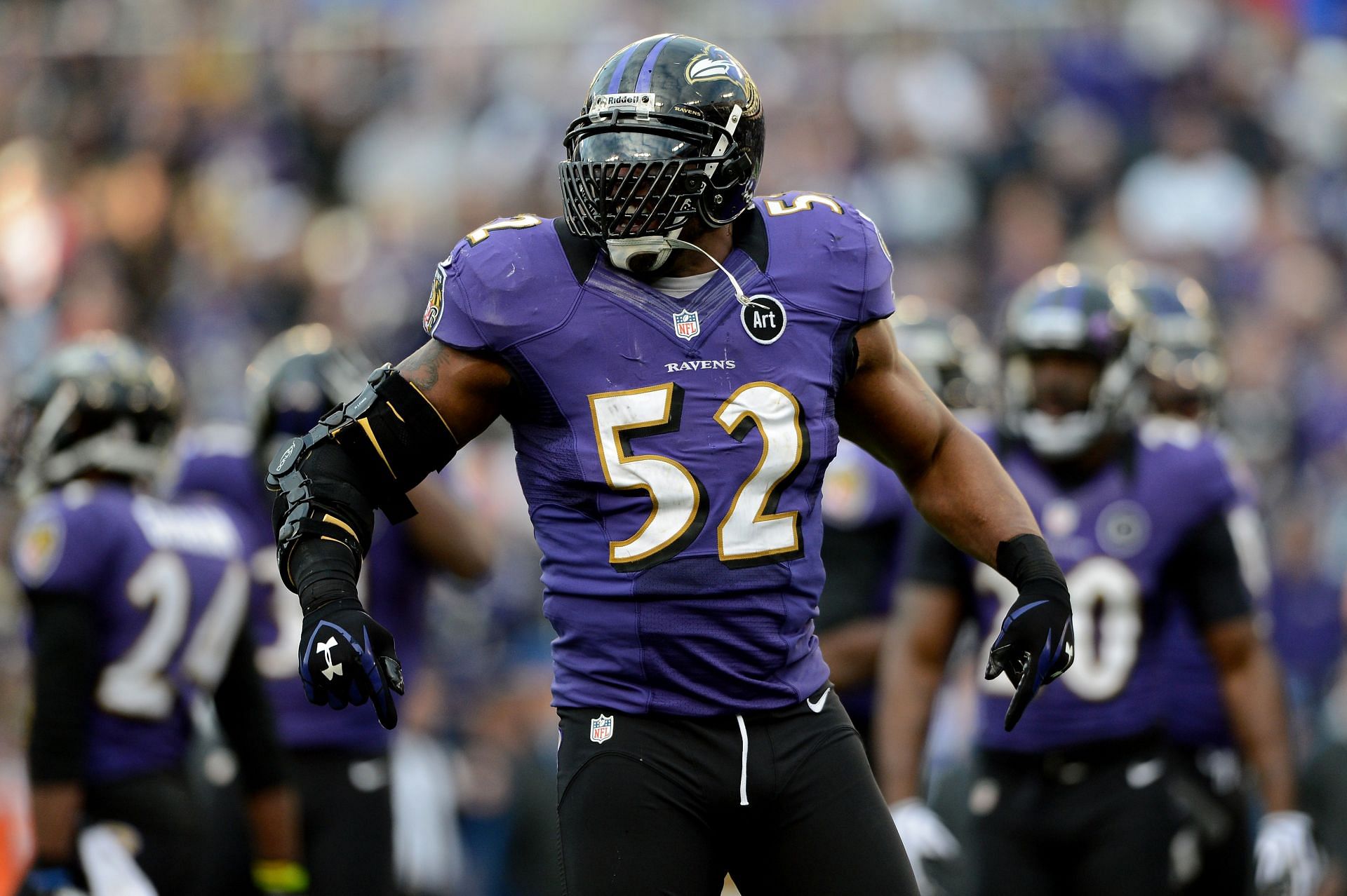 Baltimore Ravens linebacker Ray Lewis