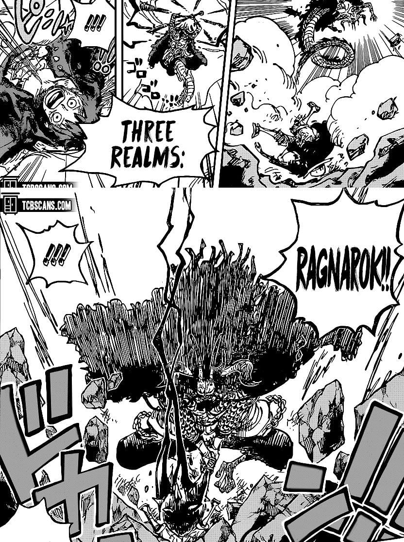 Kaido&#039;s ability (Image via One Piece)