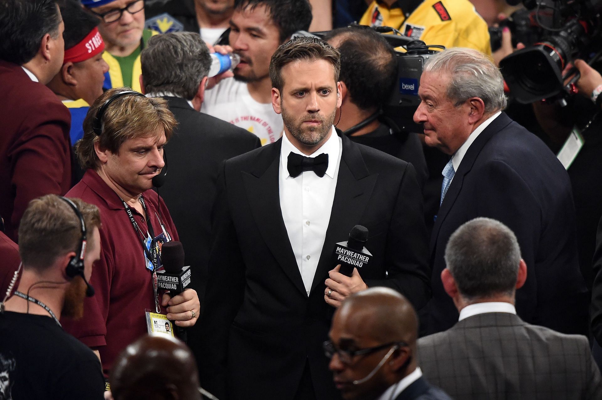 Tom Brady at a boxing event