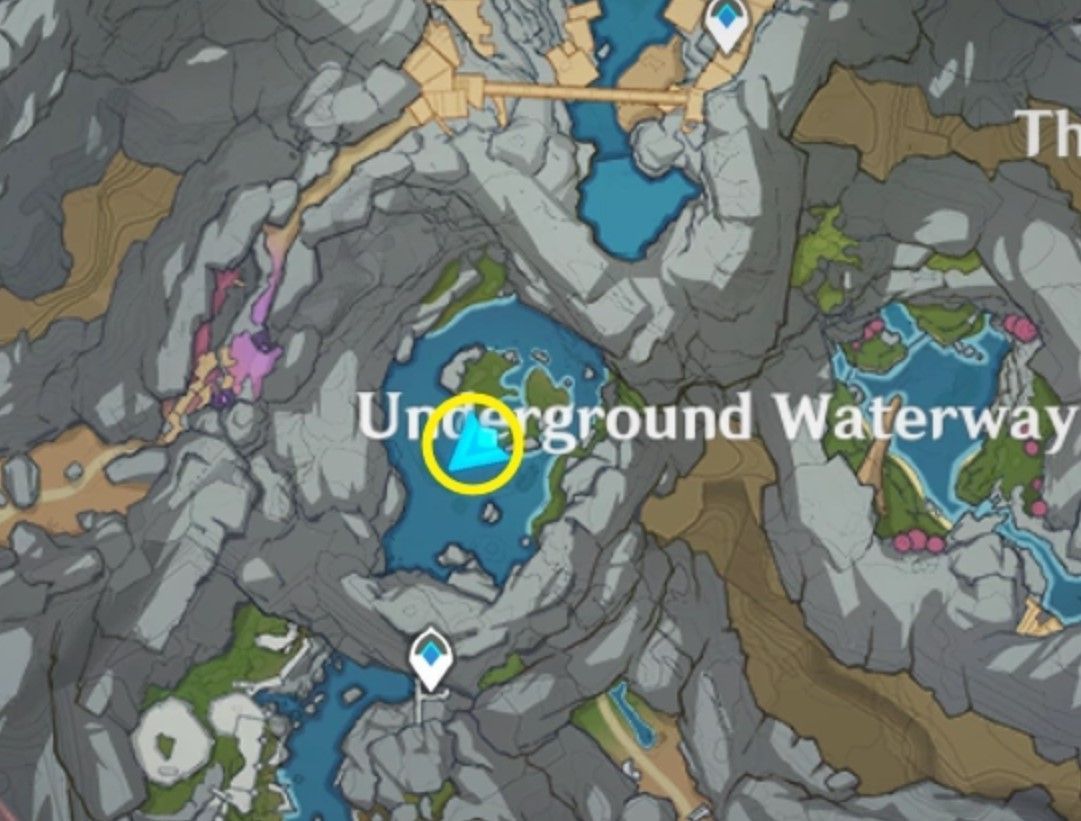 First, Travelers need to fish in the underground section (Image via Genshin Impact Wiki)