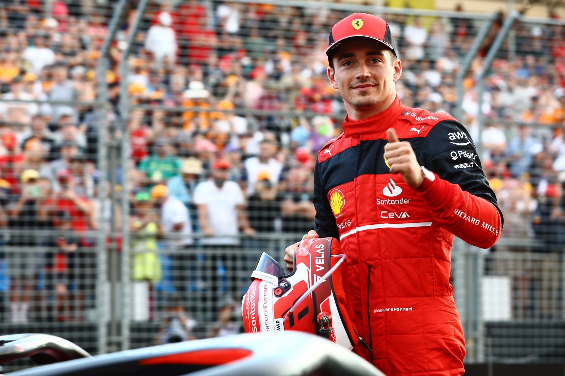 Charles Leclerc clinched his second pole position of the season at the Australian GP qualifying