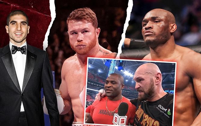Ariel Helwani gives props to Tyson Fury for sharing limelight with Francis Ngannou, compares with Kamaru Usman "tugging at" Canelo Alvarez's "coat-tails"
