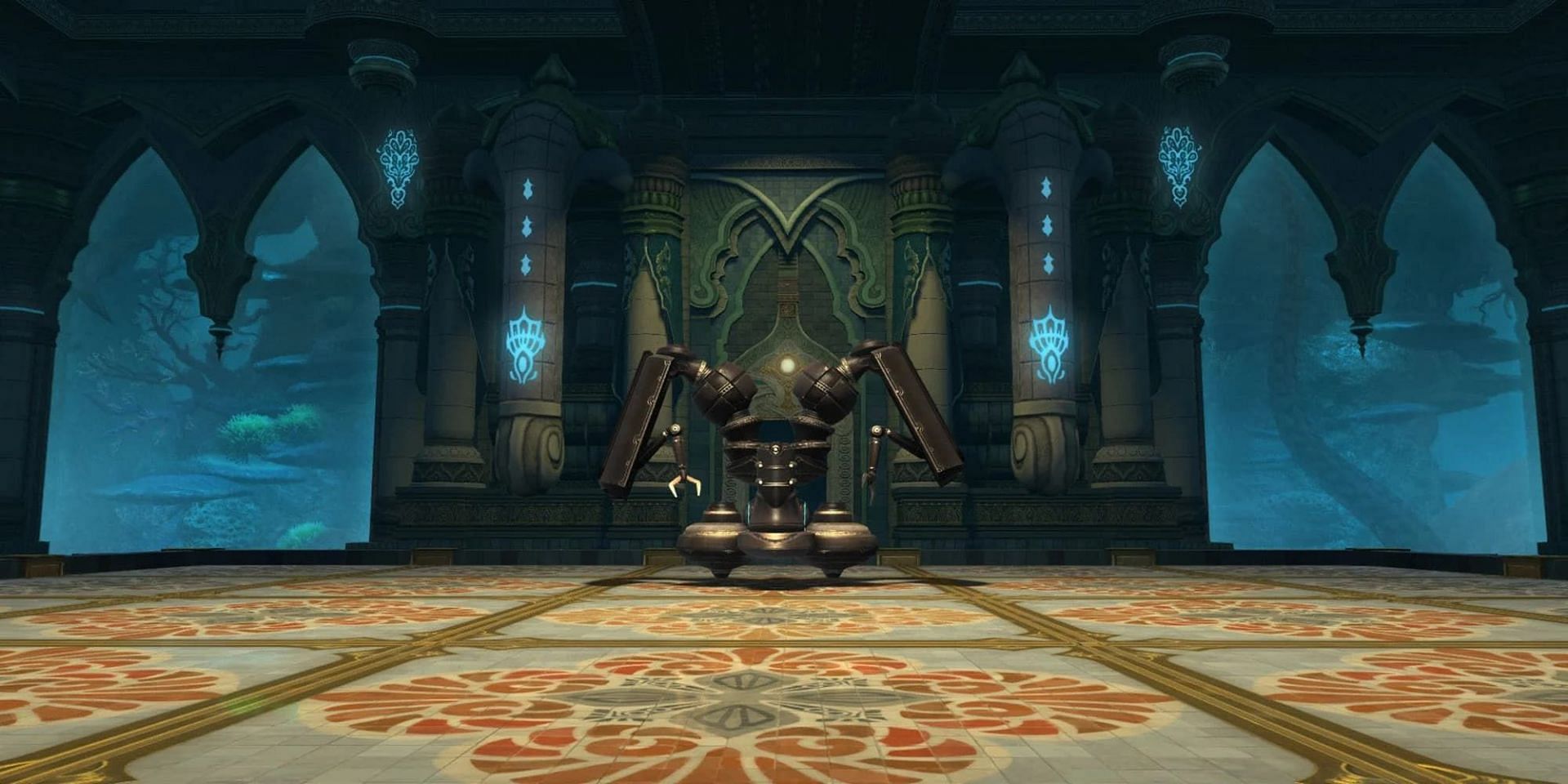 Armored Chariot is the second boss in Alzadaal&#039;s Legacy (Image via Square Enix)