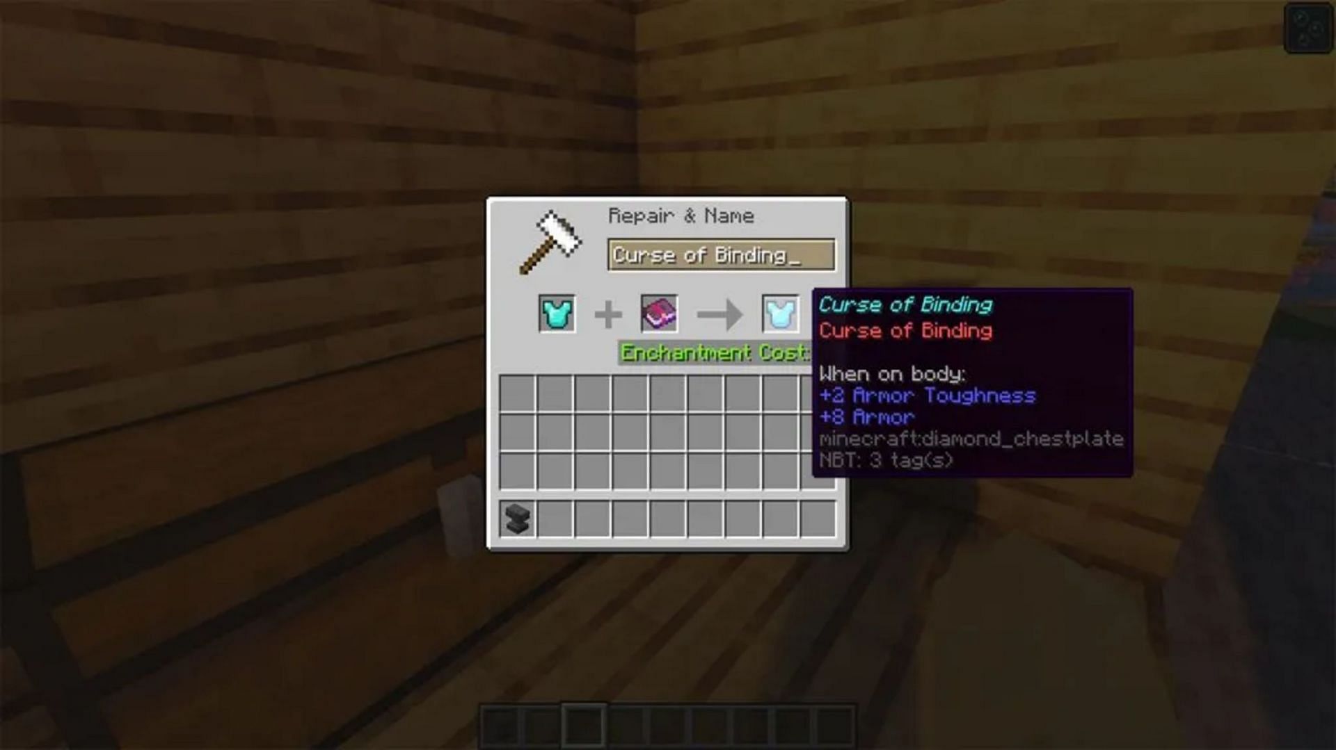 The two curse enchantments don&#039;t quite assist players, but are rare nonetheless (Image via Mojang)