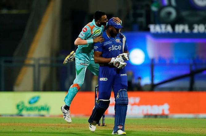 "It seems Jaydev Unadkat is hitting more than him" - Aakash Chopra on Kieron Pollard's knock for Mumbai Indians in IPL 2022 match vs LSG
