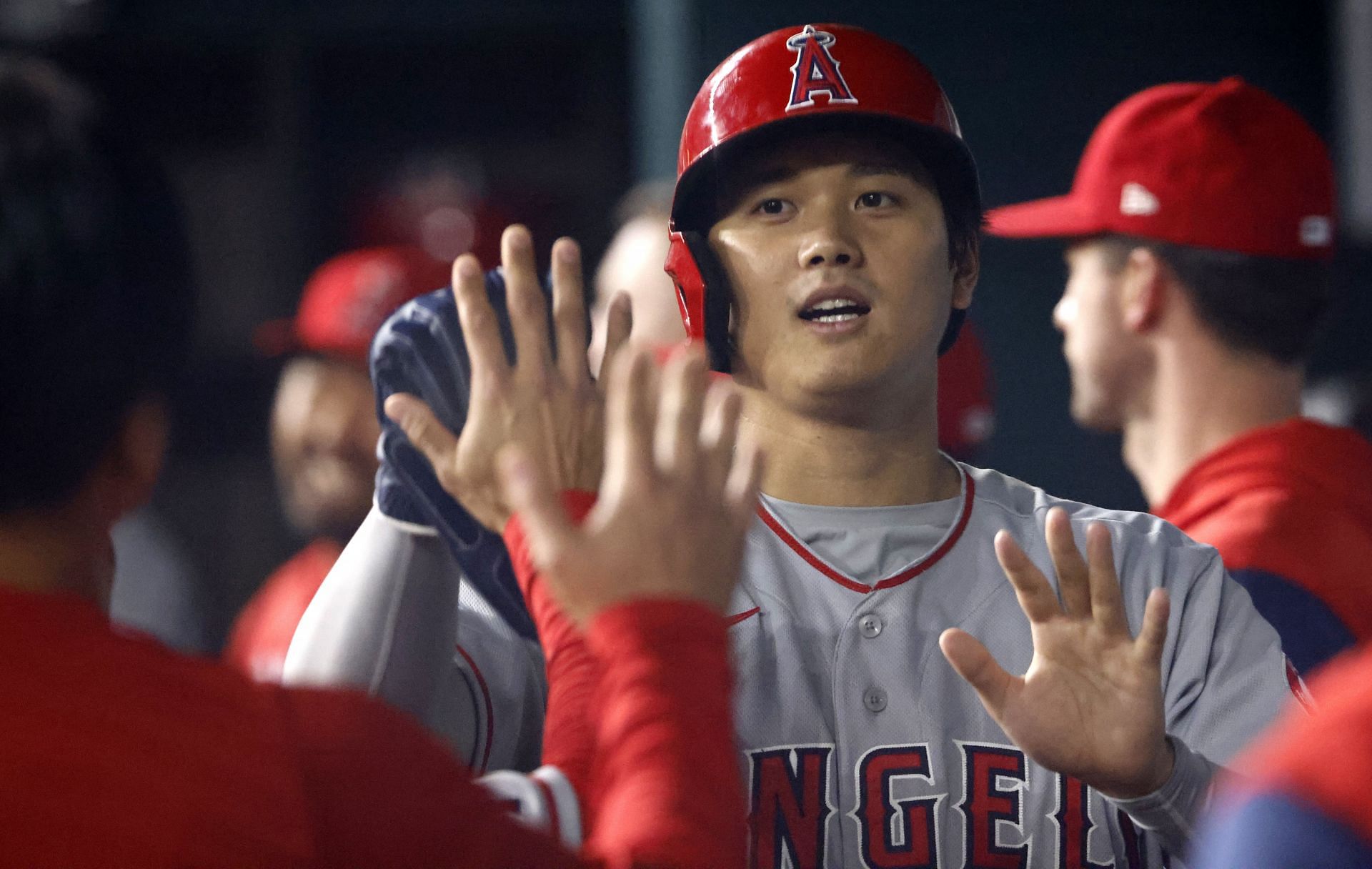 It was &#039;Shotime&#039; for Los Angeles Angels against Texas Rangers