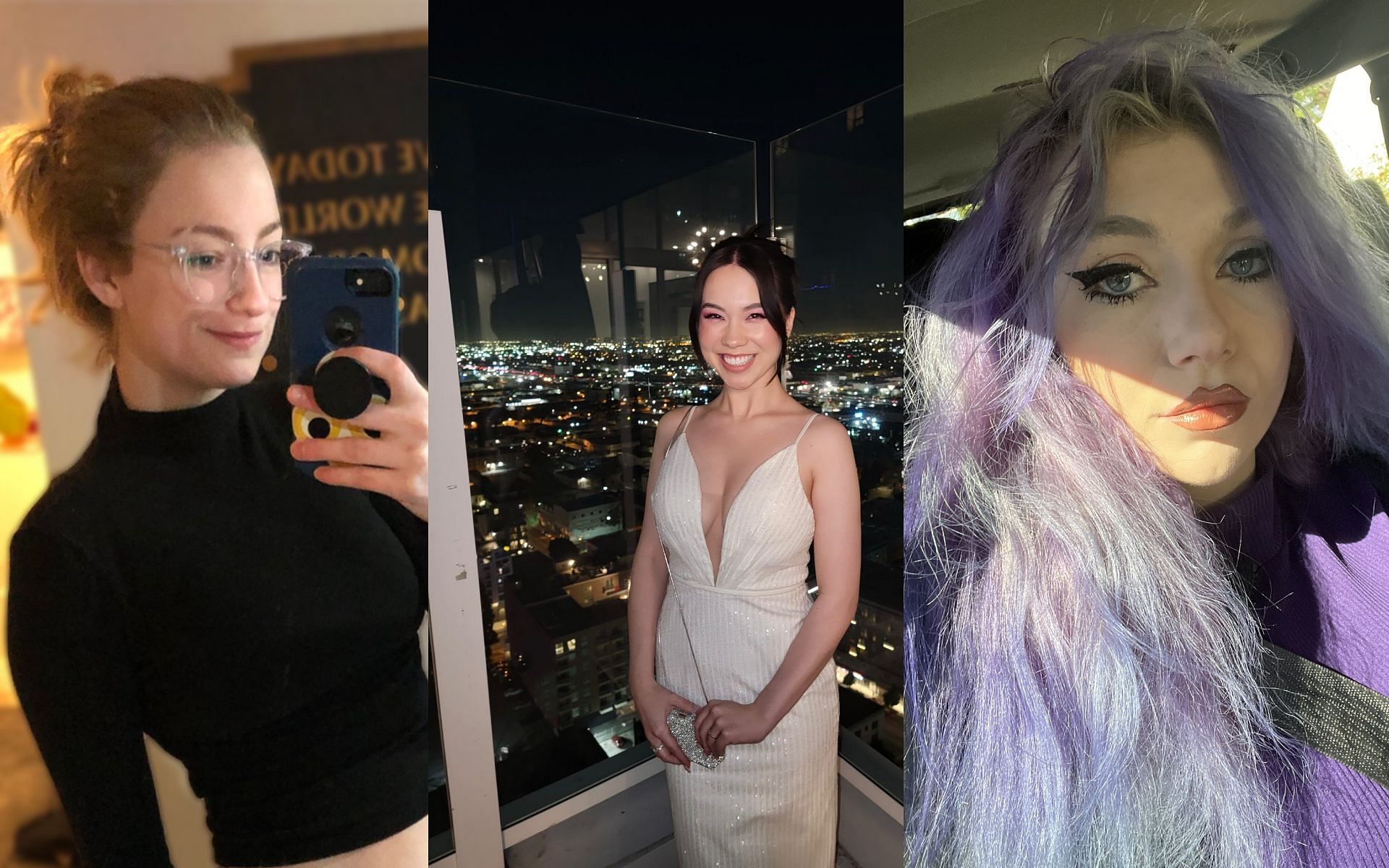 Female Twitch streamers who regretted going live on stream (Images via Sportskeeda)