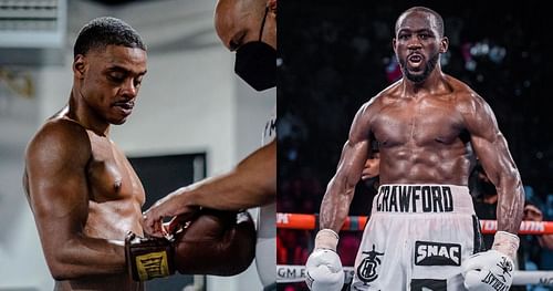 Spence (left) and Crawford (right) [Instagram: @errolspencejr and @tbudcrawford]