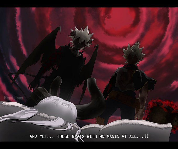 Black Clover Chapter Asta Achieves Complete Victory Over Lucifero With Help From Yuno Yami