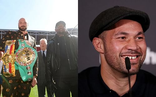 It appears that Joseph Parker (R) is the replacement fighter for Tyson Fury vs. Dillian Whyte (L).