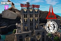 Fortnite IO Blimp at Daily Bugle crashes after loopers win it back