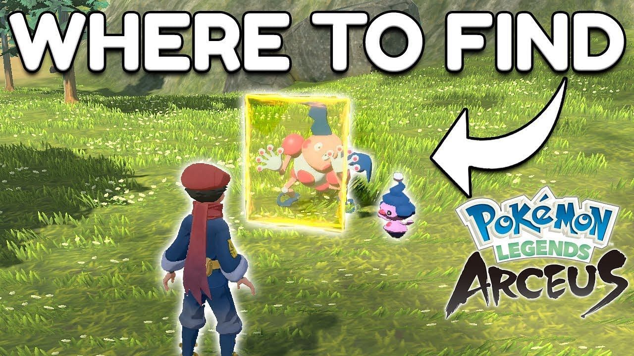 Mime Jr. and Mr. Mime as they appear in Pokemon Legends: Arceus (Image via The Pokemon Company/Trendge on YouTube)