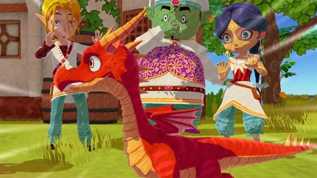 Little Dragon Cafe allows players to raise a pet dragon (Image via GameTrailers/YouTube)