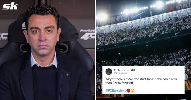 "Feel robbed in your own home" - Barcelona manager Xavi talks about Frankfurt crowd in Europa League loss