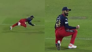 IPL 2022: [Watch] 2nd time unlucky for Trent Boult as Virat Kohli sends him back with a stunning reflex catch