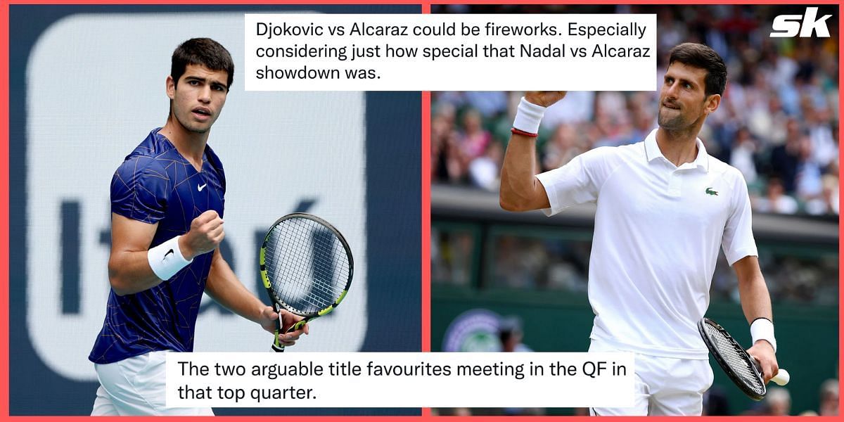 Novak Djokovic and Carlos Alcaraz may face off for the first time ever in the quarterfinals at Monte-Carlo