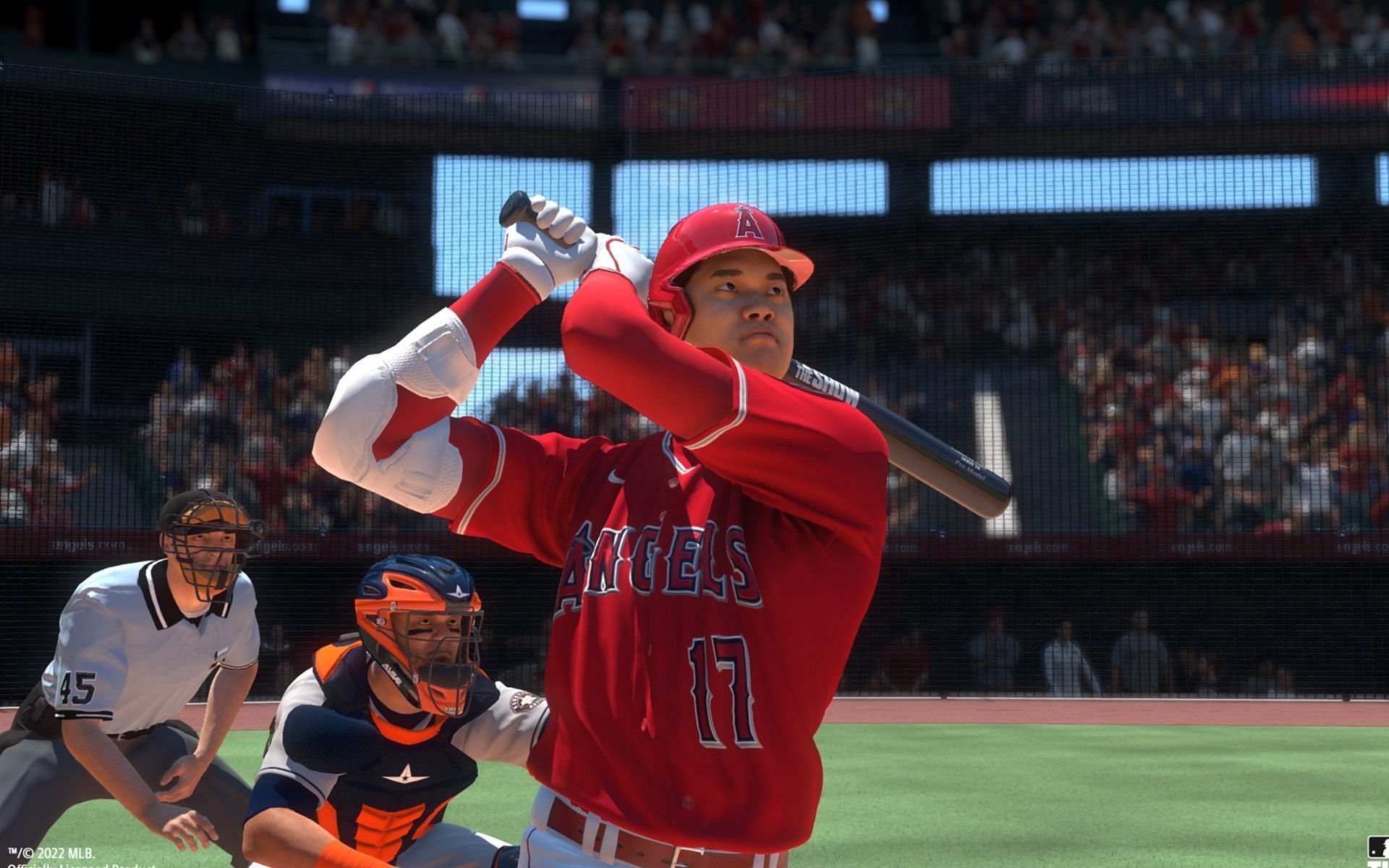 Hitting in MLB The Show 22 is as satisfying as ever (Image via San Diego Studio)