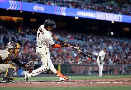 Last night's Padres v Giants game