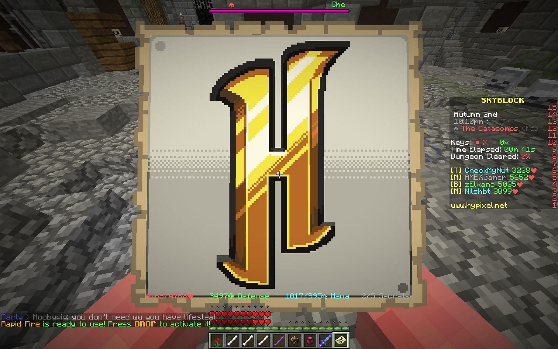 Hypixel&#039;s famous logo (Image via Hypixel)