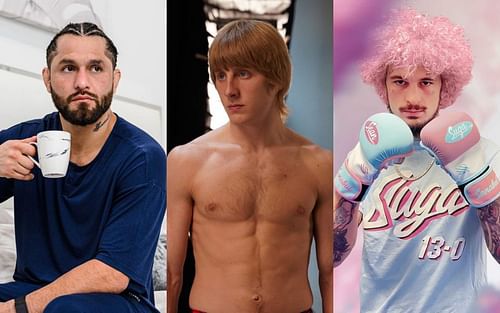 (L to R) Jorge Masvidal, Paddy Pimblett, and Sean O'Malley (Image courtesy: @gamebredfighter, @theufcbaddy and @sugaseanmma on Instagram)