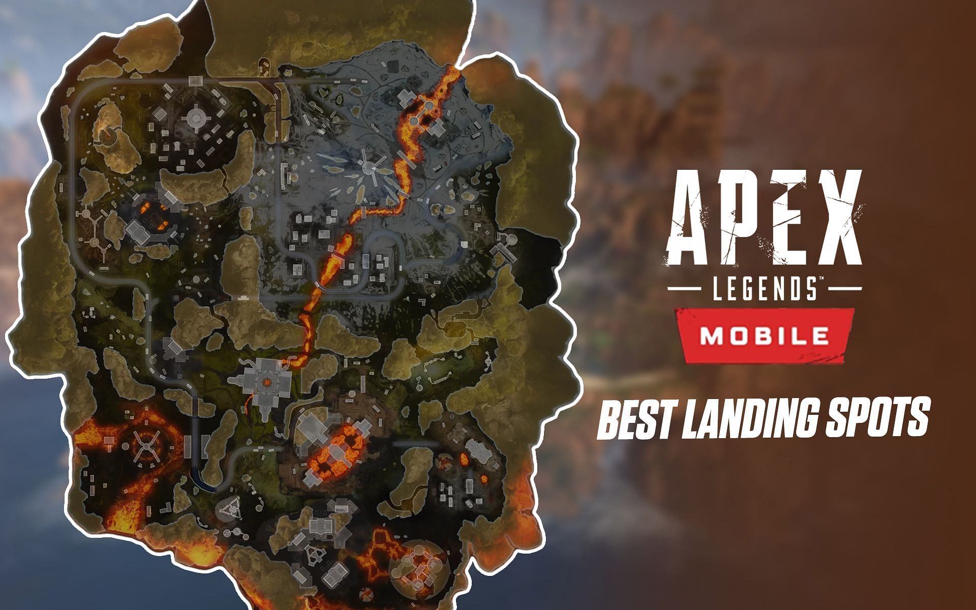 Best locations on World&#039;s Edge map in Apex Legends Mobile (Image via Sportskeeda)