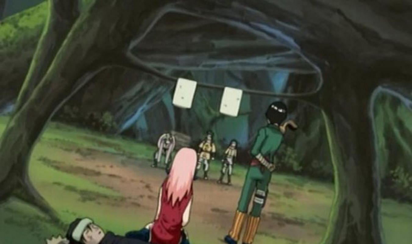 Sakura and Rock Lee as in the series (Part 1).
