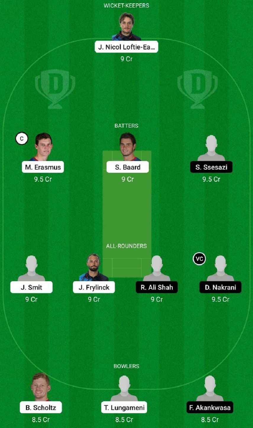 NAM vs UGA Dream11 Fantasy Tip #2