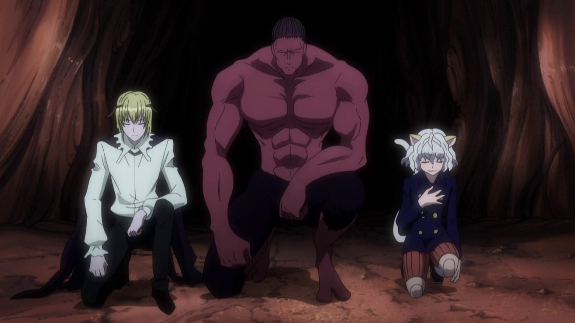 Meruem&#039;s Royal Guards are some of the strongest chimera ants in Hunter x Hunter (Image via Madhouse)