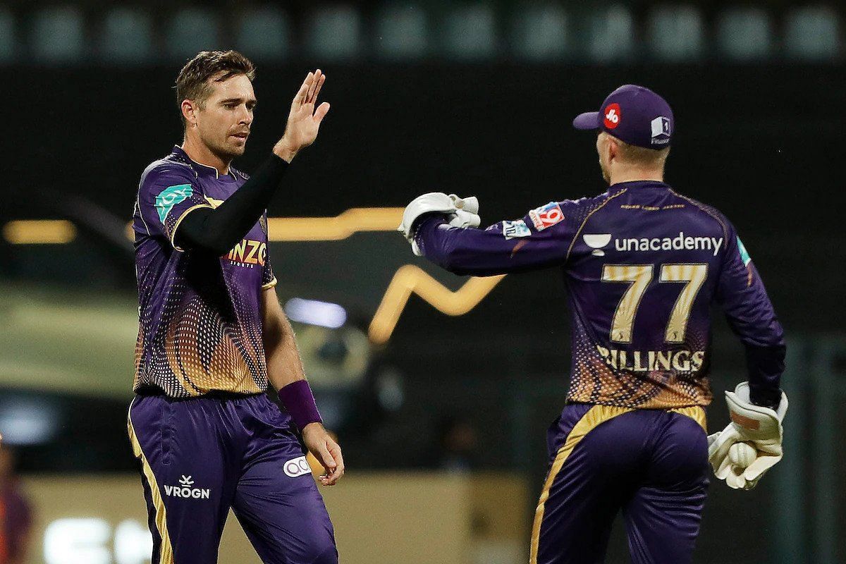 Southee has five wickets in two matches for Kolkata in IPL 2022