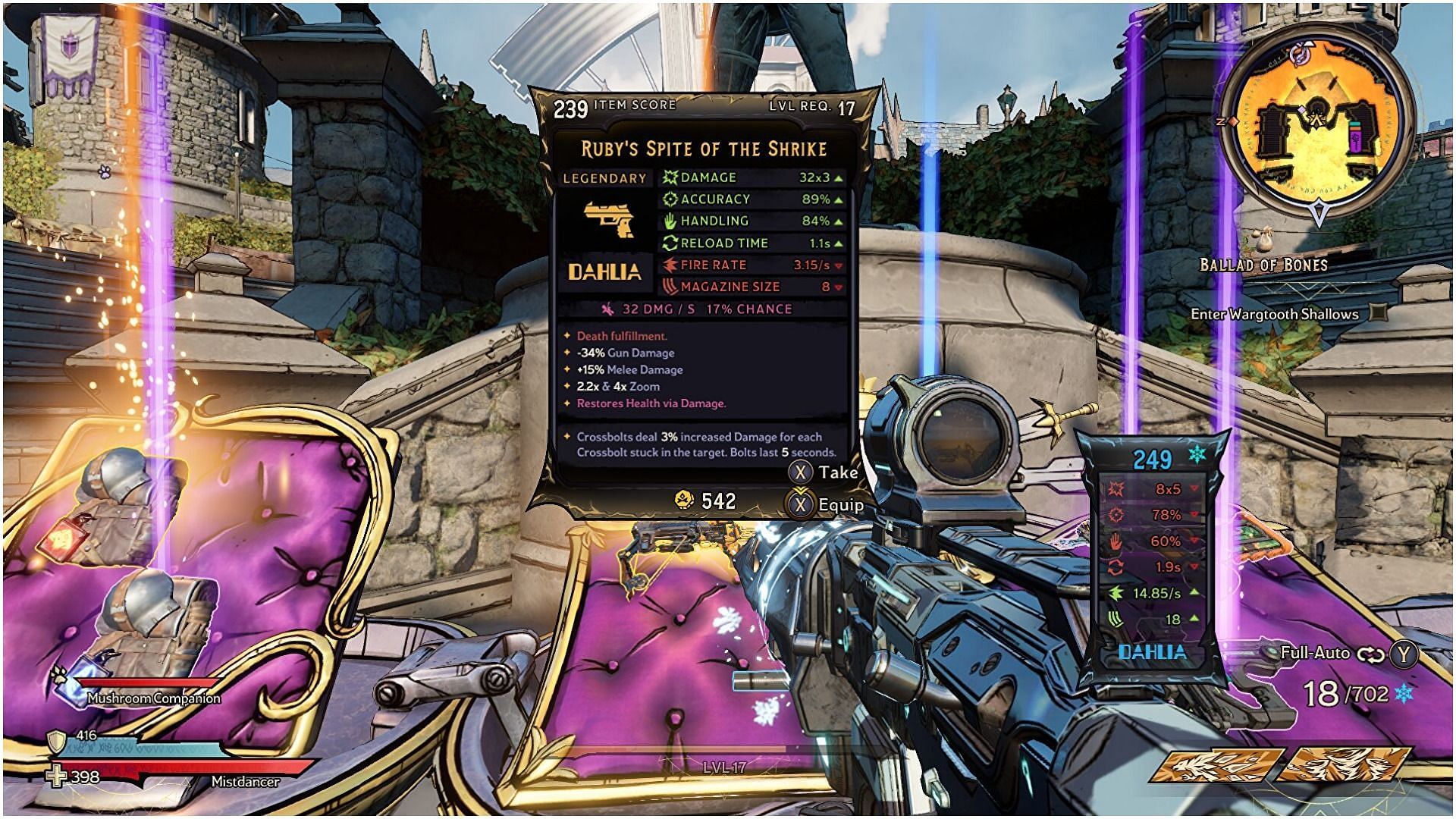 There&#039;s a new Skeleton Key that players can now use in Tiny Tina&#039;s Wonderlands (Image via Tiny Tina&#039;s Wonderlands)