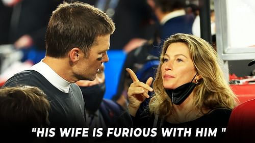 Tampa Bay Buccaneers QB Tom Brady and his wife Gisele Bundchen