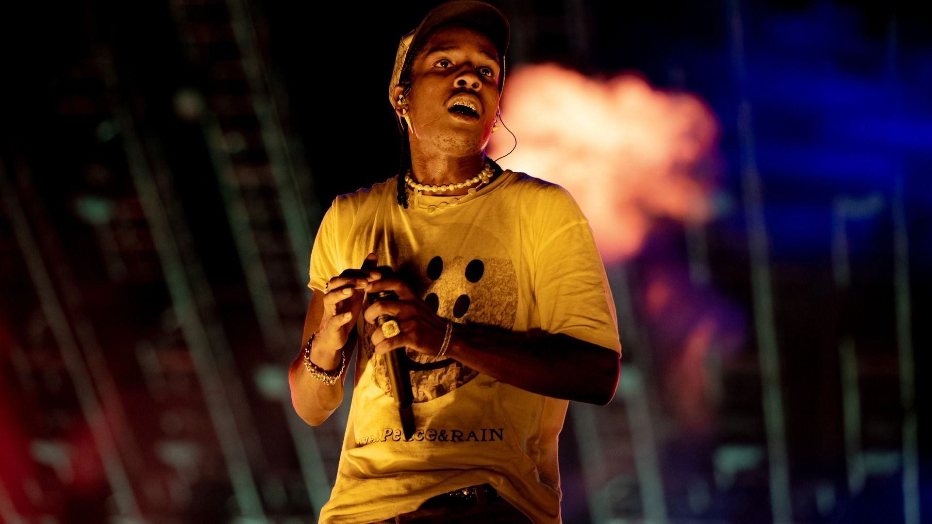 ASAP Rocky was returning from a vacation in Barbados when he was held at Los Angeles International Airport. (Image via Getty Images/Rich Fury)