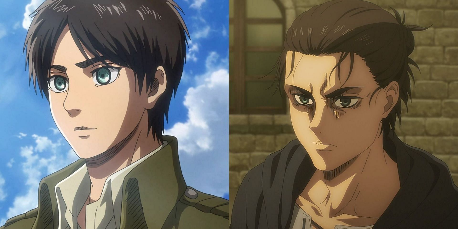 Eren Yeager, young and old. (Image via Attack on Titan)