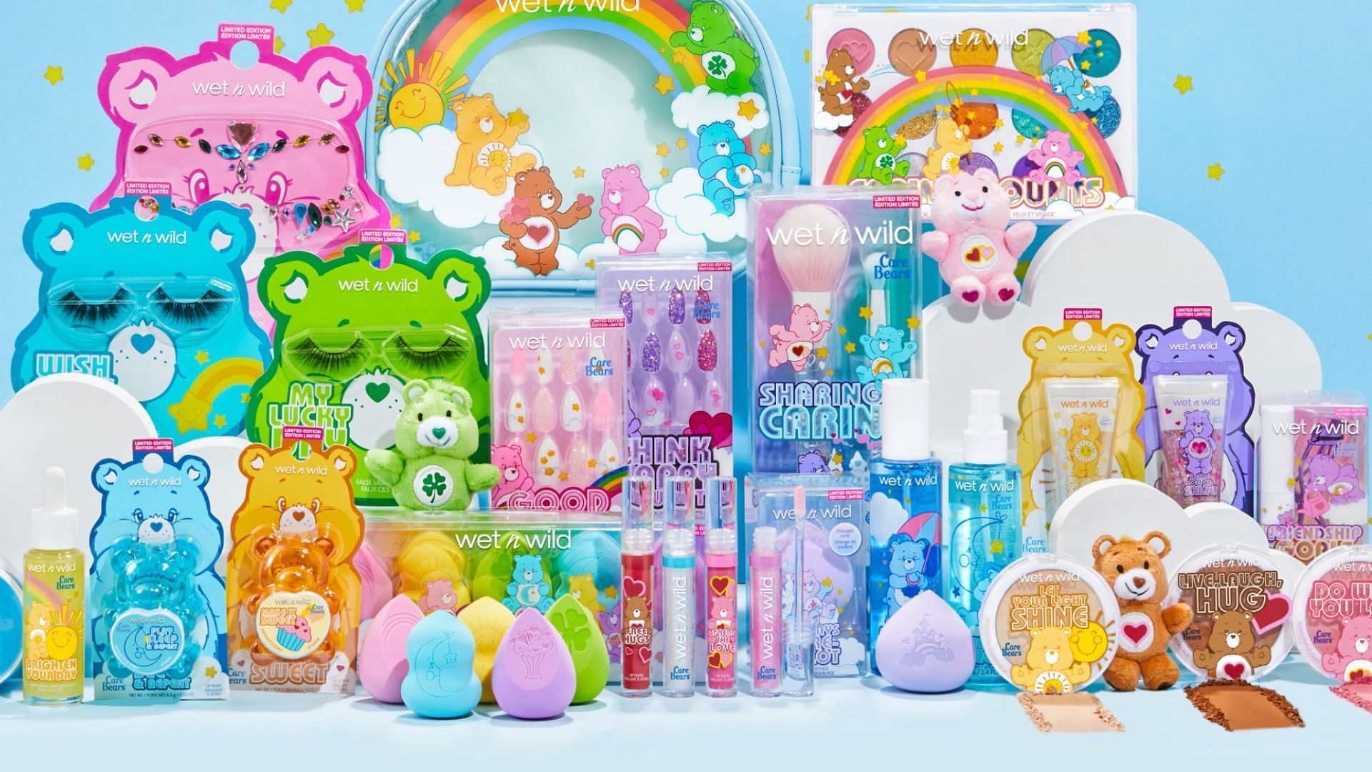 The Wet n Wild x Care Bears limited-edition collaboration celebrates 40th Care Bears anniversary (Image via Wet n Wild)