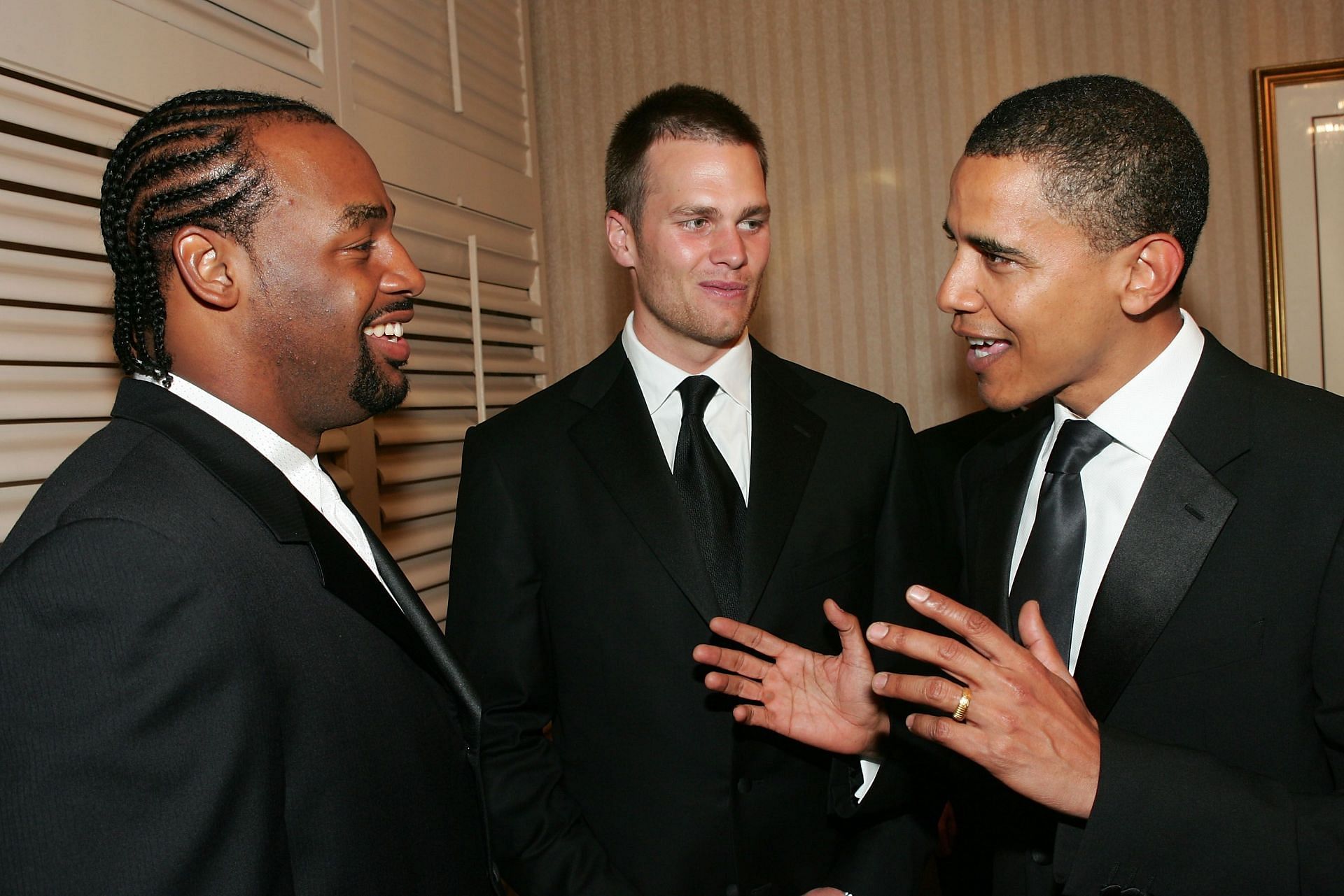 Tom Brady and Barack Obama at White House Correspondents Dinner